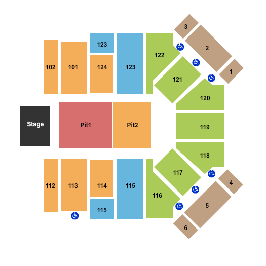 Donald L. Tucker Civic Center Tickets & Seating Chart ETC