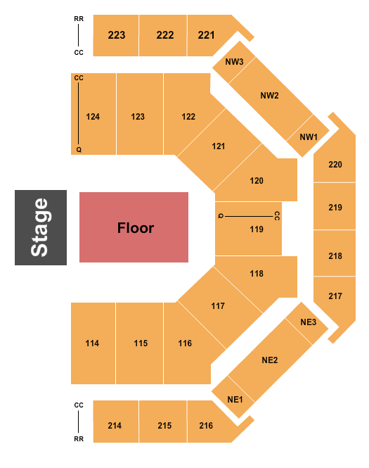 Donald L. Tucker Civic Center Seating Chart Tallahassee