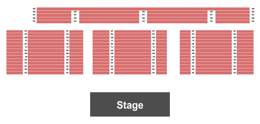 Doncaster Dome Endstage No Boxes Seating Chart