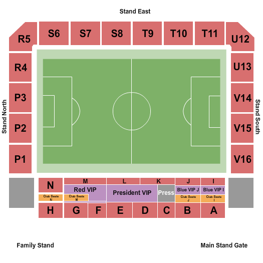 Doosan Arena Soccer Seating Chart