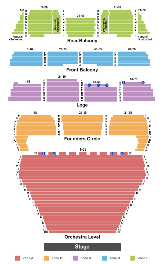 Dorothy Chandler Pavilion Seating Chart - Los Angeles