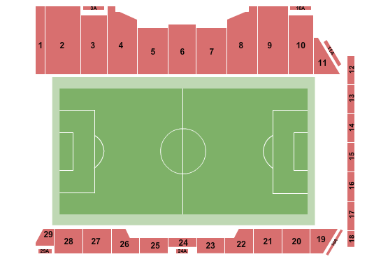 Dorrance Field Soccer Seating Chart