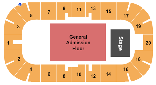 Dort Financial Center Endstage GA Floor Seating Chart