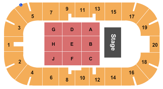 Dort Financial Center Endstage Seating Chart