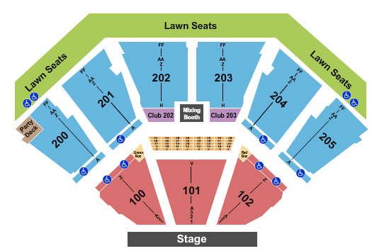 Dos Equis Pavilion seating chart event tickets center