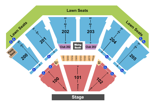 Dos Equis Pavilion Seating Chart