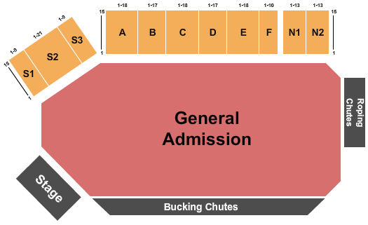 Douglas County Fairgrounds and Events Center Seating Chart