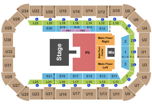 Dow Arena At Dow Event Center Cole Swindell Seating Chart