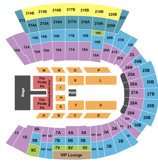 Dowdy-Ficklen Stadium Carolina Kickoff Seating Chart