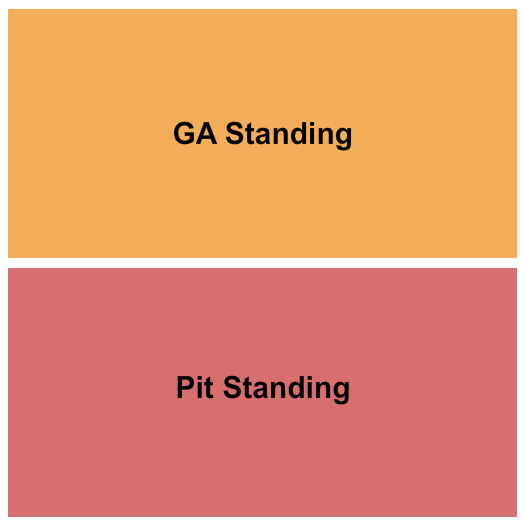 Downtown Billings SkatePark Pit/GA Seating Chart