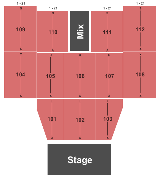 Downtown Las Vegas Events Center Counting Crows Seating Chart