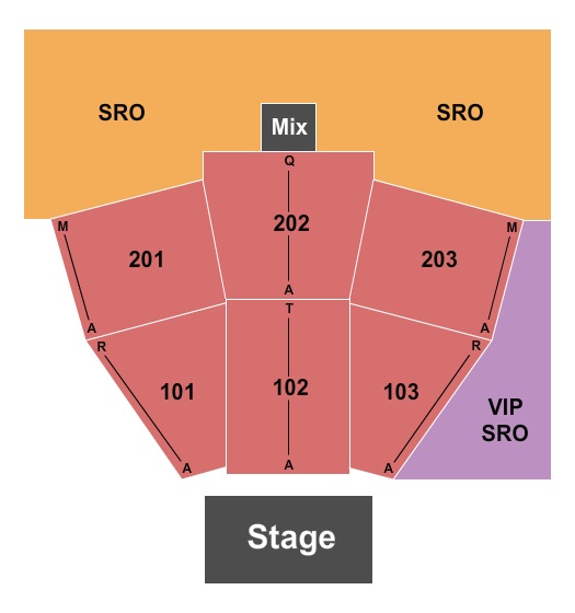 Downtown Las Vegas Events Center Retro Futura Seating Chart