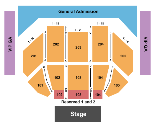 Downtown Las Vegas Events Center Las Vegas House Party Seating Chart