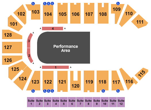 Comerica Center Cirque Crystal Seating Chart