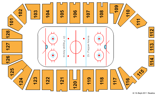 Comerica Center Hockey Seating Chart