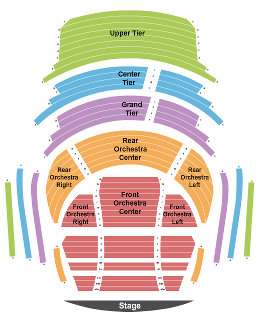 Dr. Phillips Center - Steinmetz Hall Seating Chart