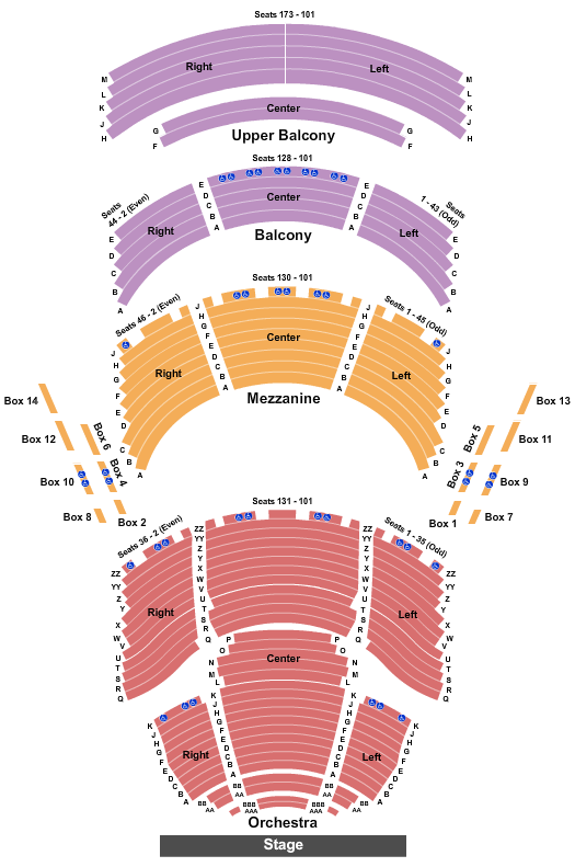 La La Land In Concert Dr. Phillips Center - Walt Disney Theater Seating Chart
