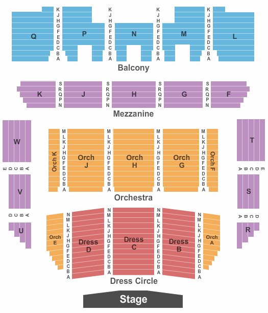 Raleigh Improv Seating Chart