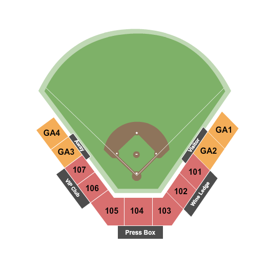 Duncan Field Next Event Seating Chart