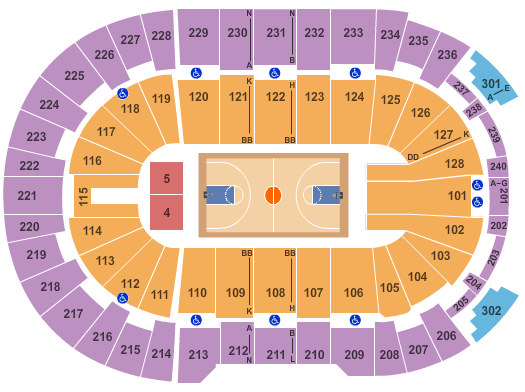 Dunkin Donuts Center Virtual Seating Chart