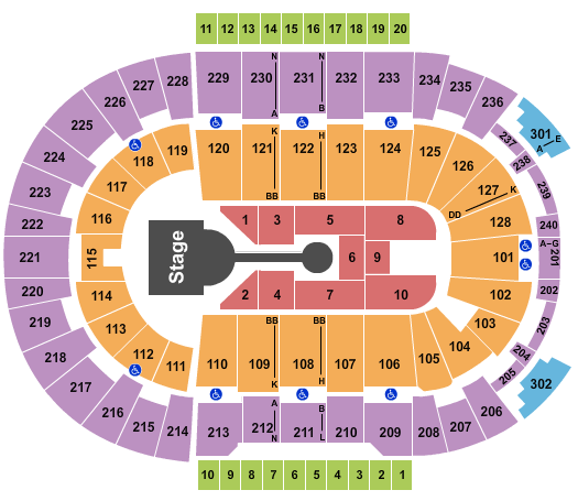 Amica Mutual Pavilion Casting Crowns-2 Seating Chart