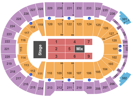 Amica Mutual Pavilion Old Dominion 2019 Seating Chart