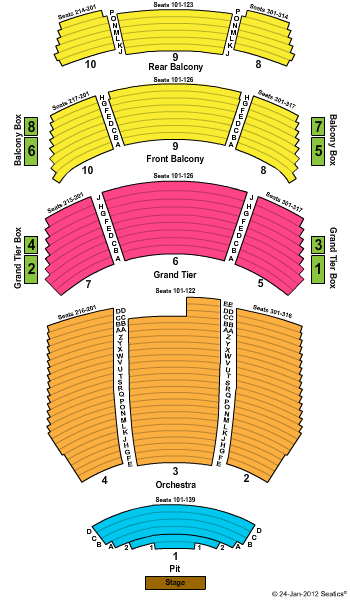 Evita Tickets 2014-03-13 Durham, NC, Durham Performing Arts Center ...