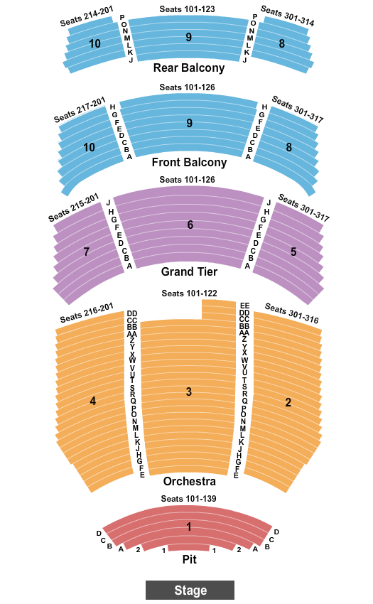 Dpac Durham Seating Chart