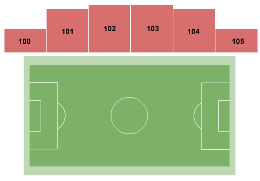 Durwood Soccer Stadium Soccer Seating Chart