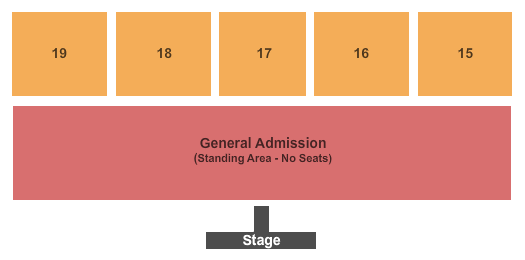 Dutchess County Fairgrounds Endstage - GA Front Seating Chart
