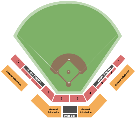 Dwyer Stadium Baseball Seating Chart