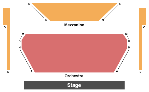 EA Rawlinson Centre for the Arts Seating Chart