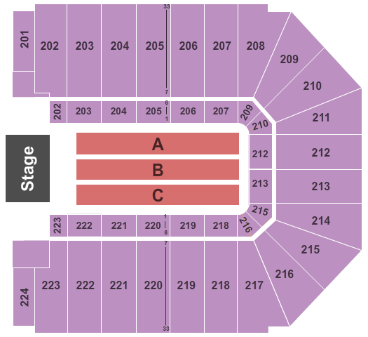 Nutter Center Concert Seating Chart