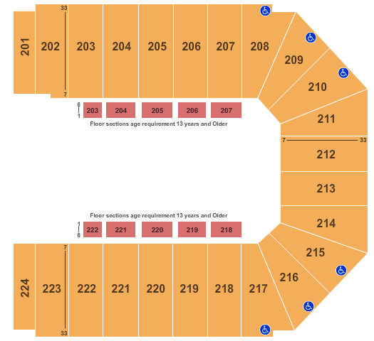 EJ Nutter Center Circus Seating Chart