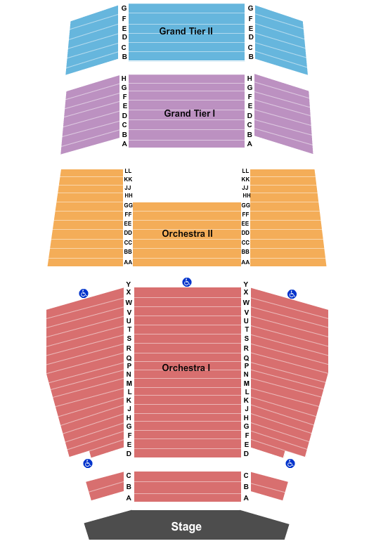 EKU Center For The Arts Endstage 2 Seating Chart