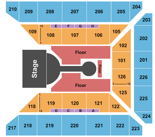 George Gervin GameAbove Center Casting Crowns Seating Chart