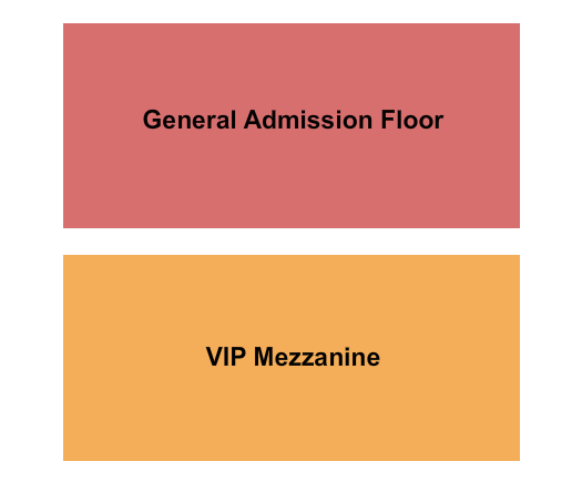 EPIC Event Center GA Floor - VIP Mezz Seating Chart