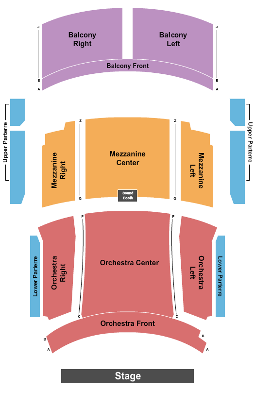 ETSU Martin Center Endstage No Pit Seating Chart