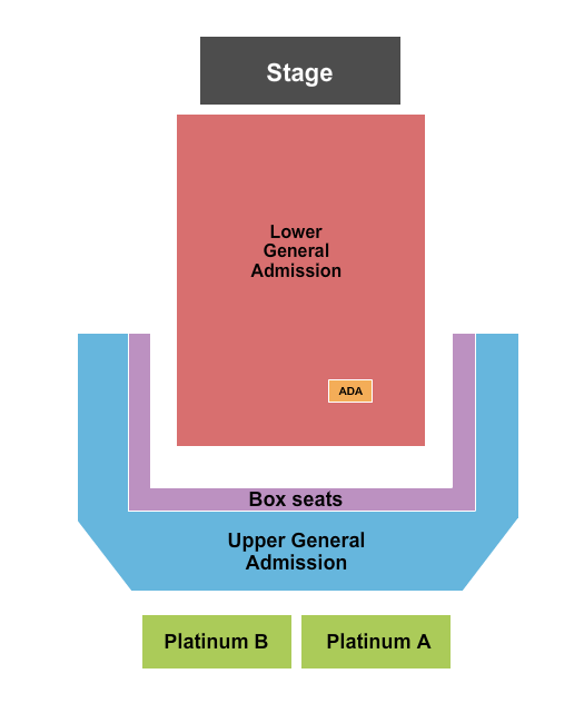 seating chart for KEMBA Live! Endstage GA-Platinum - eventticketscenter.com