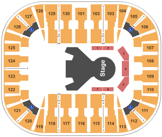 EagleBank Arena Cirque Quidam Seating Chart