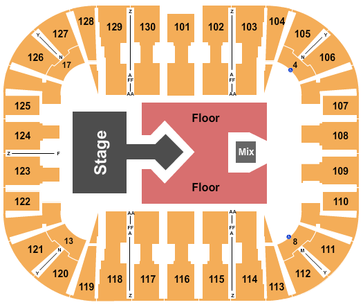 EagleBank Arena Karan Aujla Seating Chart