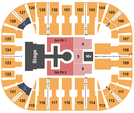 EagleBank Arena Maverick City Seating Chart