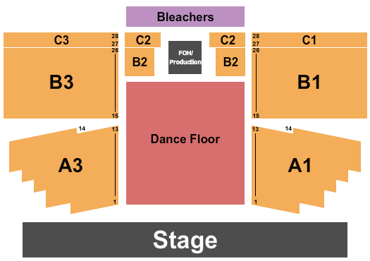 Eagle Mountain Casino Seating Chart
