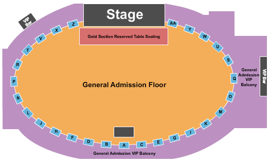 Eagles Ballroom Bronco Seating Chart