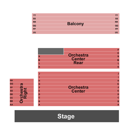 Earlville Opera House Endstage Seating Chart