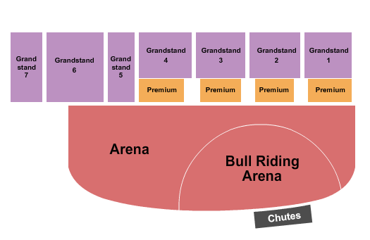 Eastern Idaho State Fair Bull Riding Seating Chart