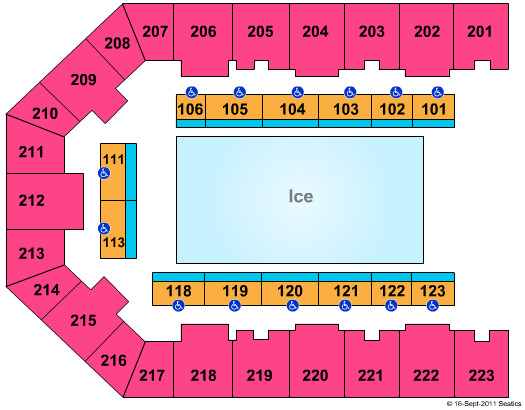 Appalachian Wireless Arena Ice Show Seating Chart