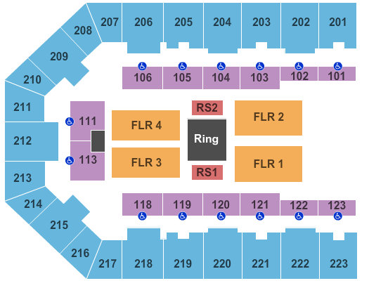 Appalachian Wireless Arena WWE Seating Chart