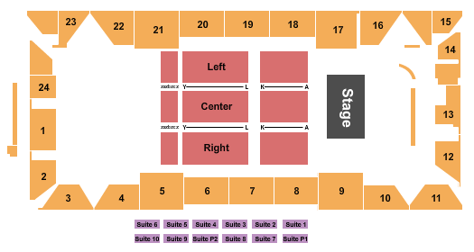 Eastlink Centre PEI Johnny Reid 2018 Seating Chart