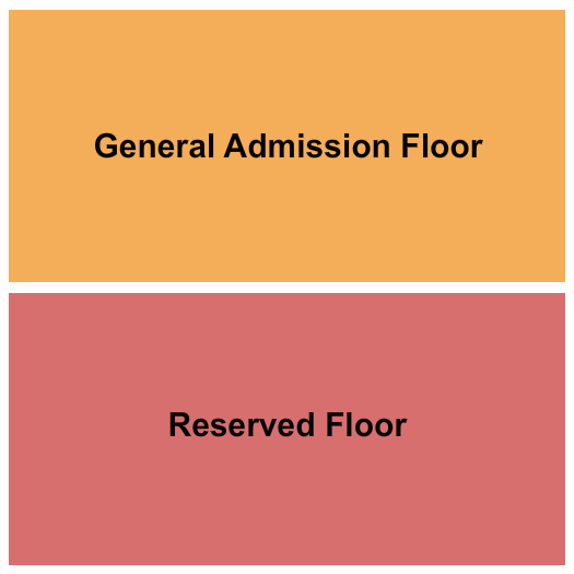 Eastside Bowl GA & Reserved Seating Chart